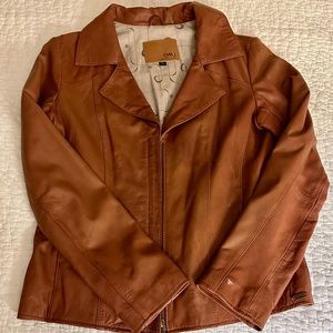 EMU “Surprise Bay” Cognac Sheepskin Leather Jacket